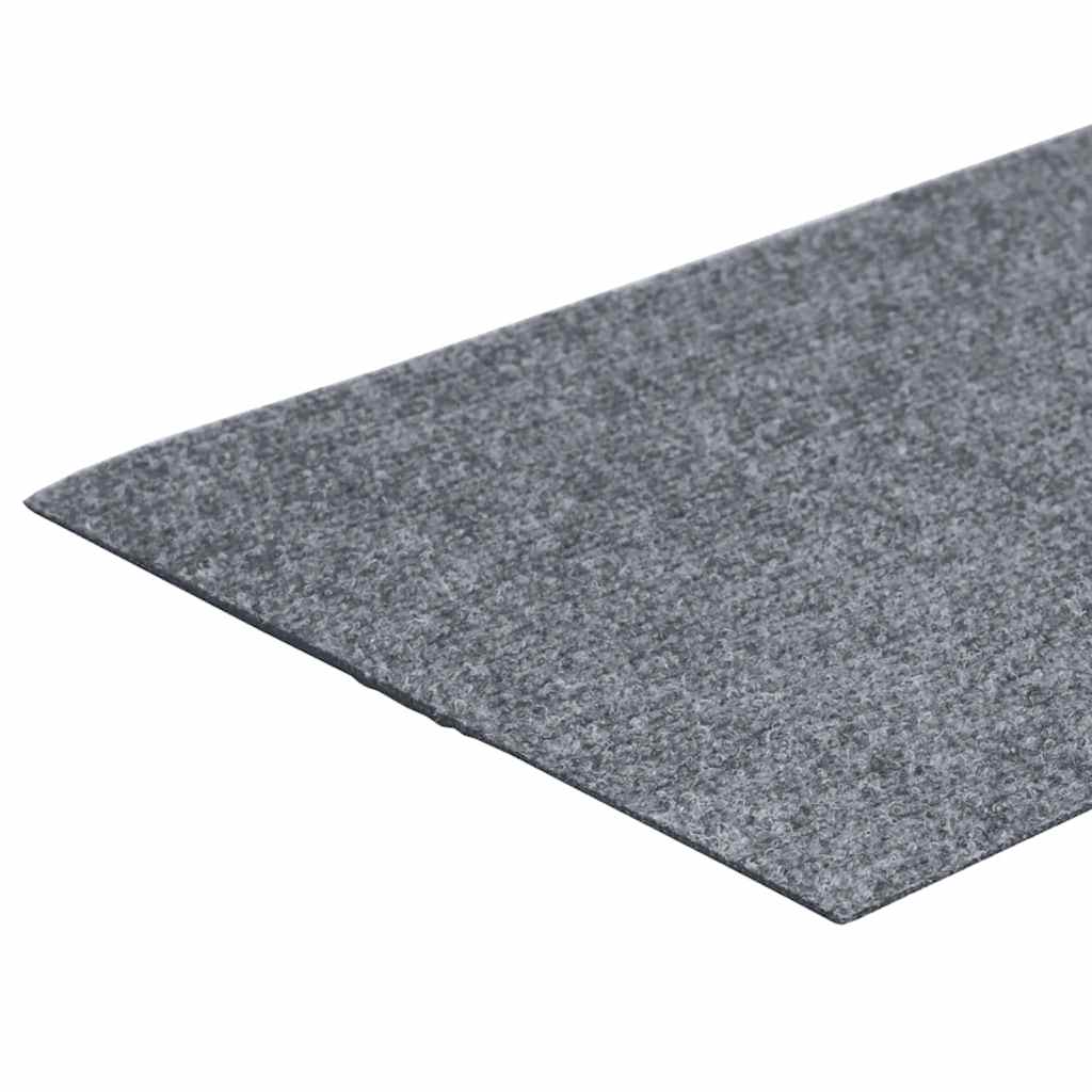 Prostirke za stepenice samoljepljive 30 kom 60x25 cm svijetlo sive pravokutne
