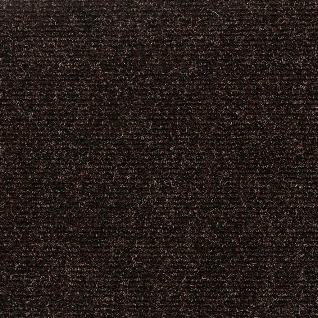 Prostirke za stepenice samoljepljive 30 kom 60x25 cm tamnosmeđe pravokutne