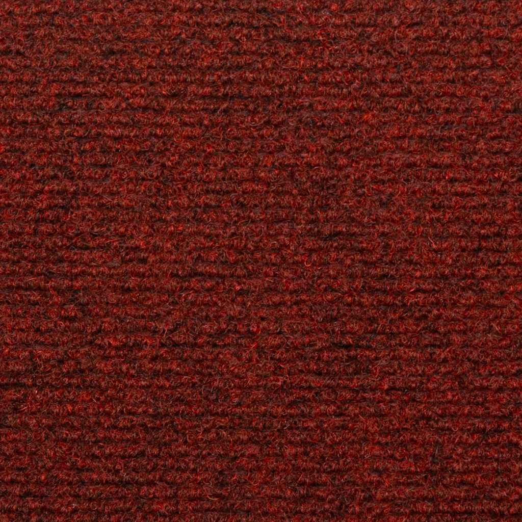Prostirke za stepenice, samoljepljive, 20 kom., 65x21x4 cm, bordo crvene, pravokutni rub