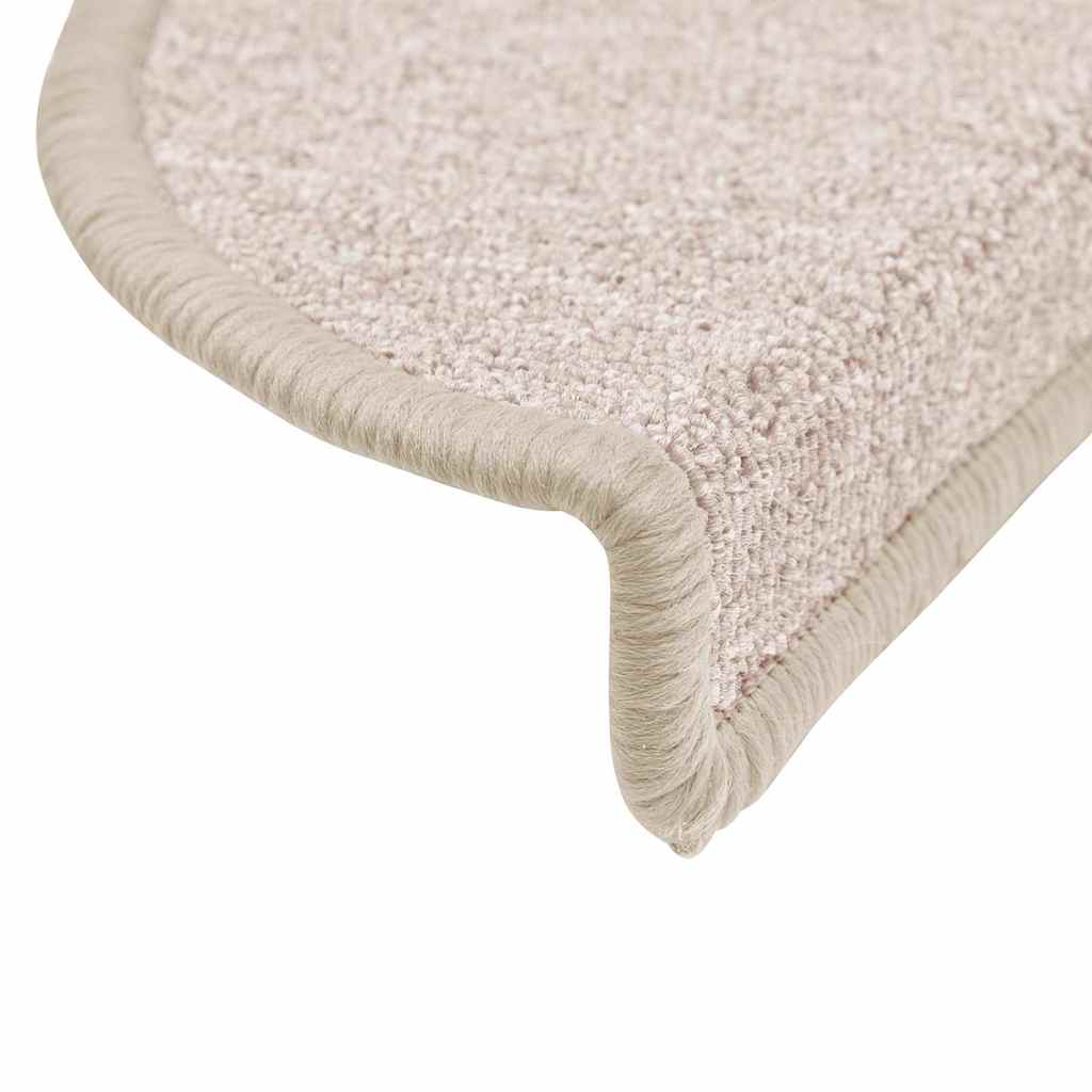 Prostirke za stepenice 30 kom 56x17x3 cm poluokrugle boje taupe