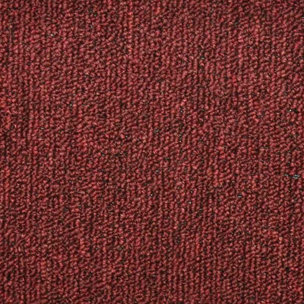 Prostirke za stepenice 30 kom 56x17x3 cm Bordo poluokrugle