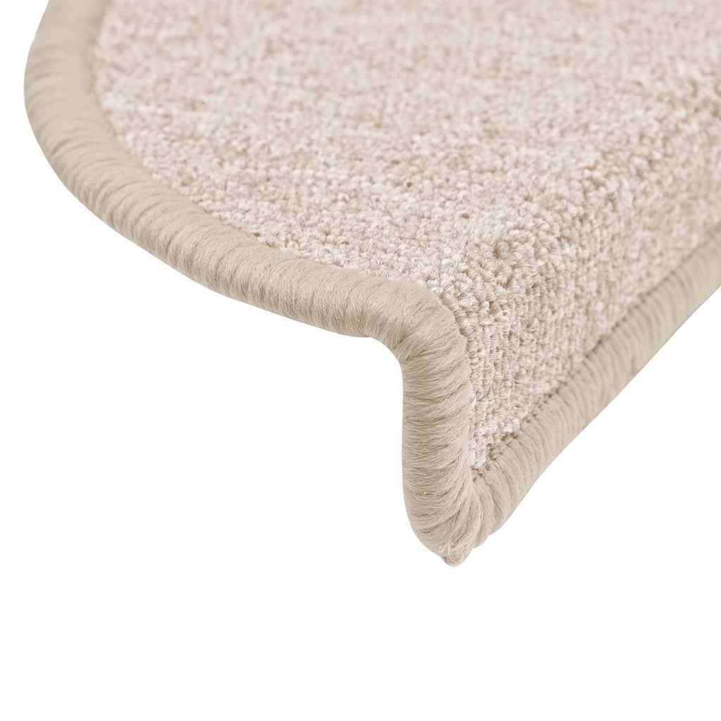 Prostirke za stepenice 20 kom 56x17x3 cm poluokrugle boje taupe