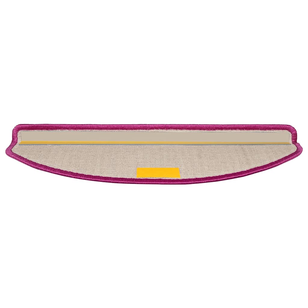Prostirke za stepenice 30 kom 65x21x4 cm ljubičaste poluokrugle velike