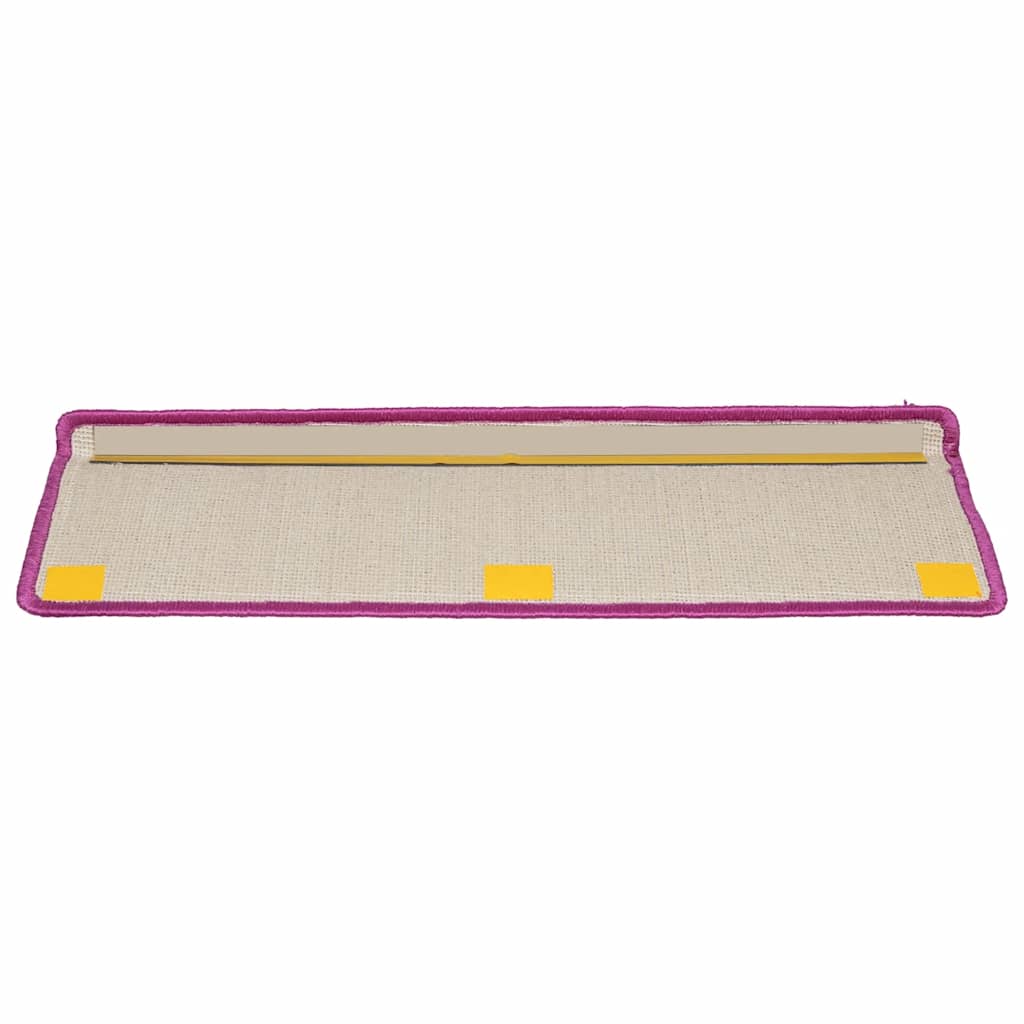 Prostirke za stepenice 30 kom 65x21x4 cm ljubičaste pravokutne rubove