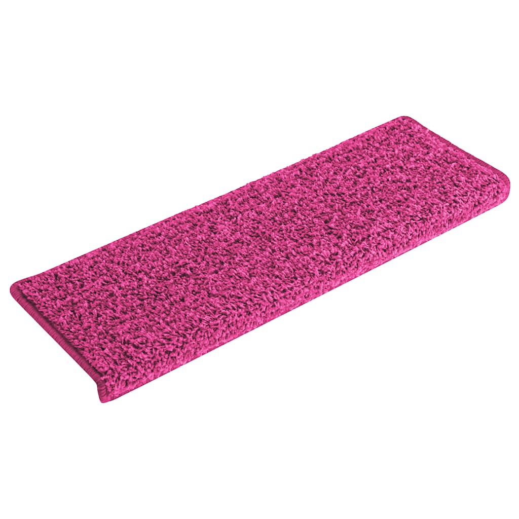 Prostirke za stepenice 30 kom 65x21x4 cm roze pravokutni rub
