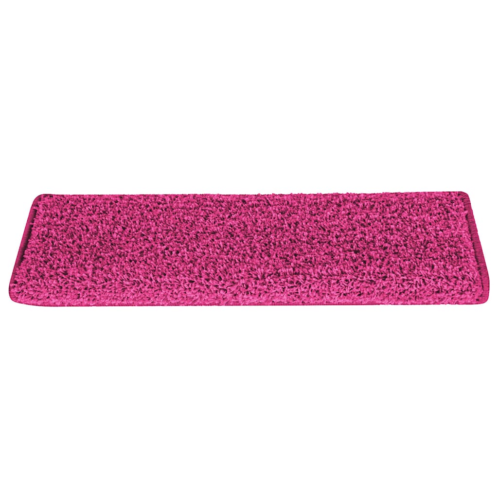 Prostirke za stepenice 30 kom 65x21x4 cm roze pravokutni rub