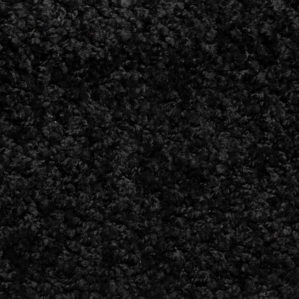 Prostirke za stepenice 20 kom 56x17x3 cm Crne poluokrugle