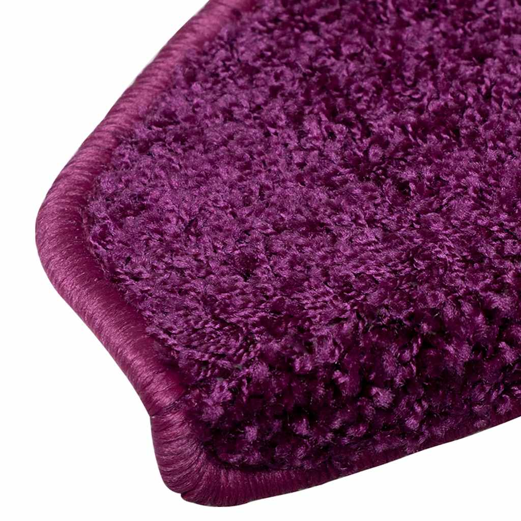 Prostirke za stepenice 20 kom 65x21x4 cm ljubičaste poluokrugle velike
