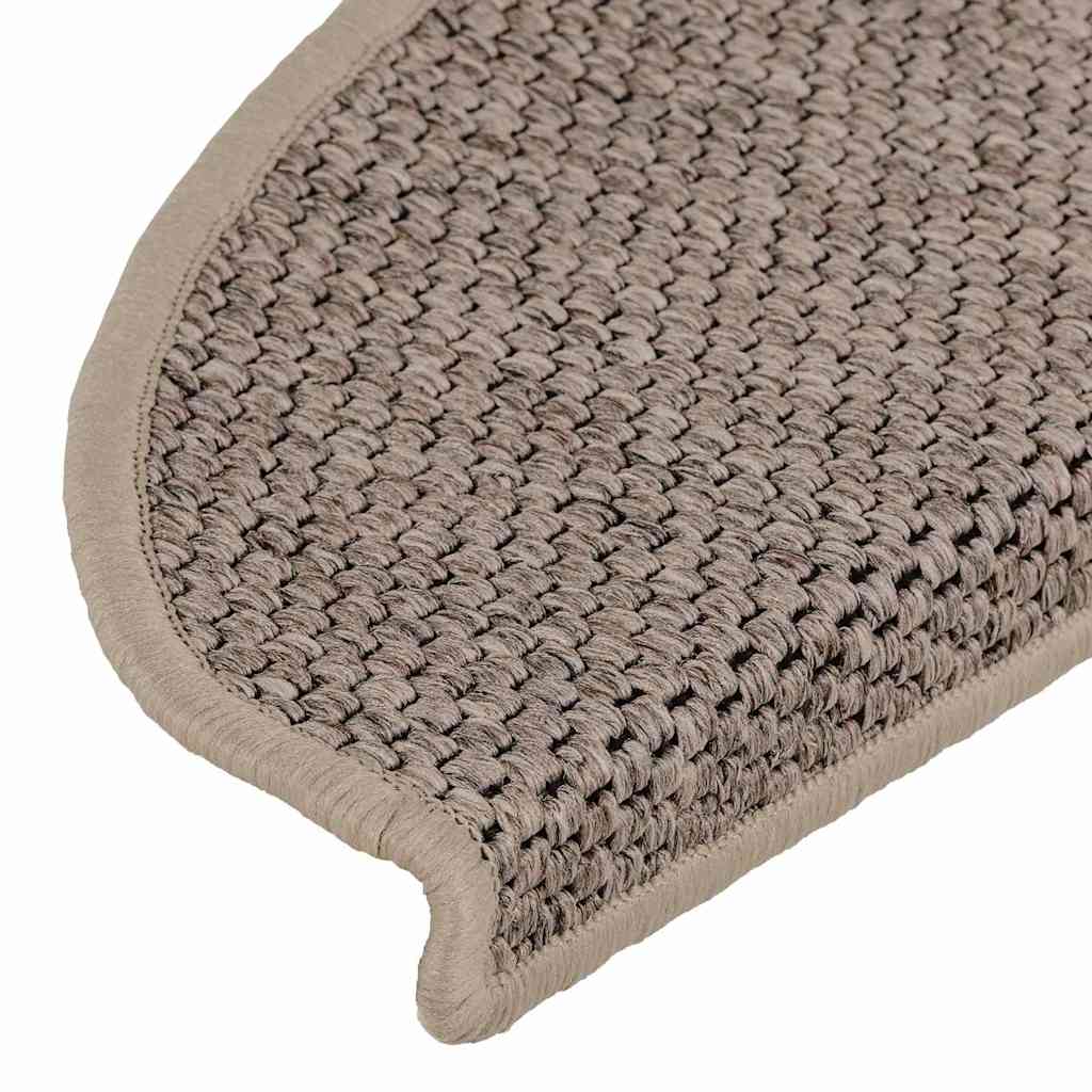 Samoljepljivi otirači za stepenice 30 kom 65x21x4 cm tamnobež