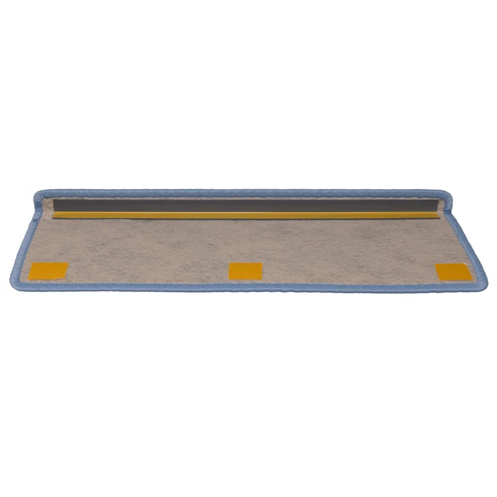 Samoljepljivi otirači za stepenice 30 kom 65x21x4 cm plavi