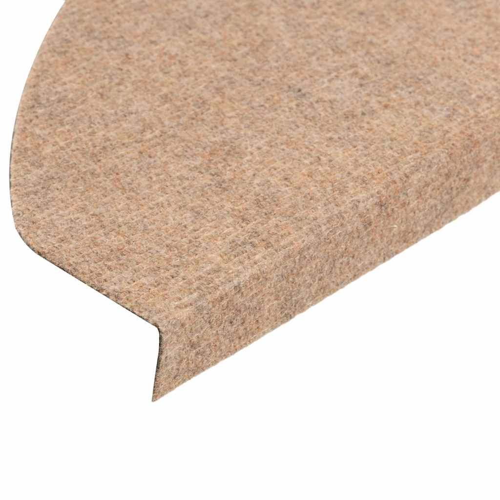 Samoljepljivi otirači za stepenice 20 kom bež 65x22,5x3,5 cm