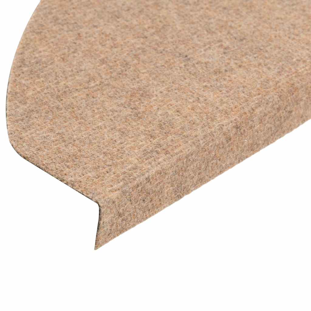 Samoljepljivi otirači za stepenice 30 kom bež 65x22,5x3,5 cm