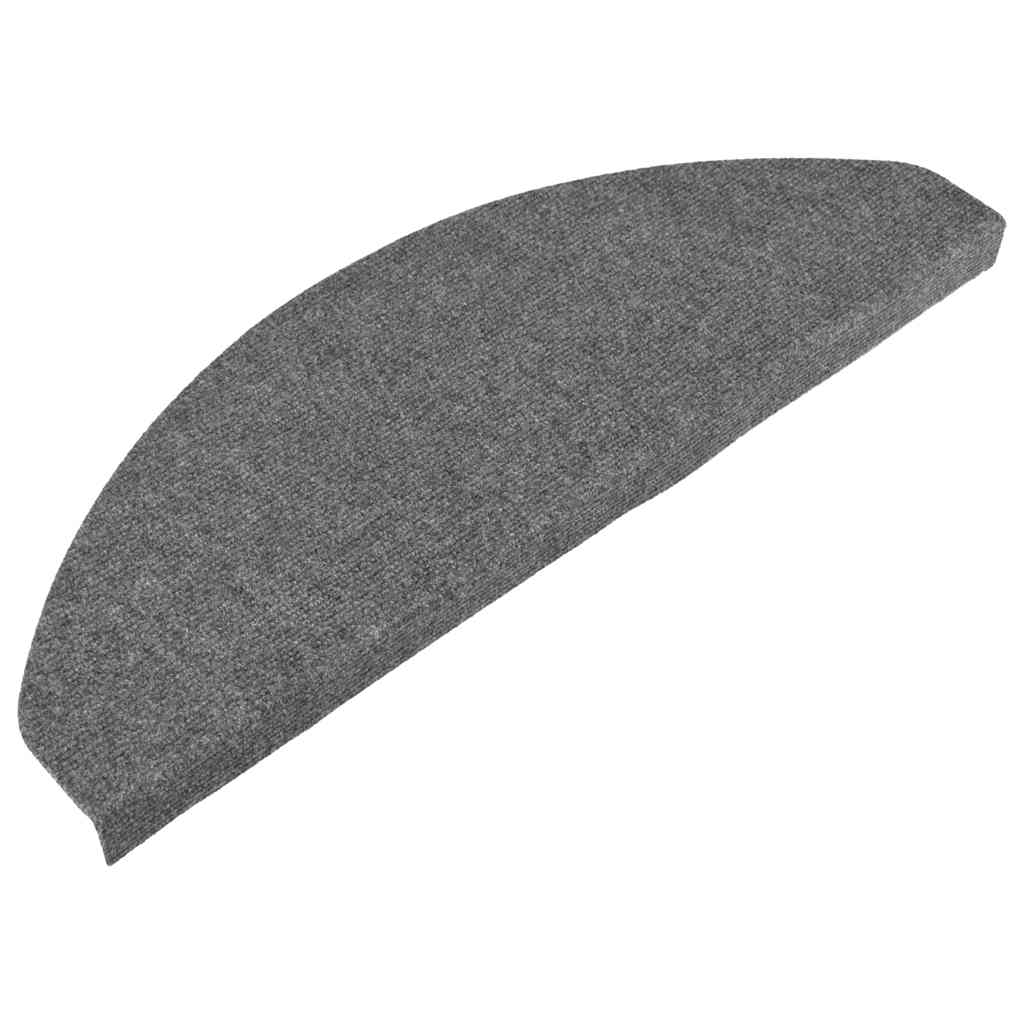 Samoljepljivi otirači za stepenice 20 kom sivi 65x22,5x3,5 cm
