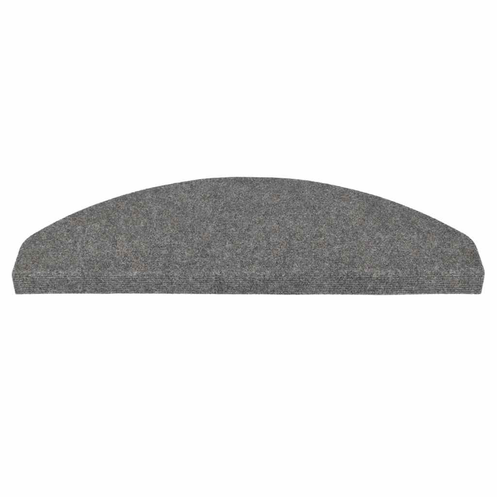 Samoljepljivi otirači za stepenice 20 kom sivi 65x22,5x3,5 cm