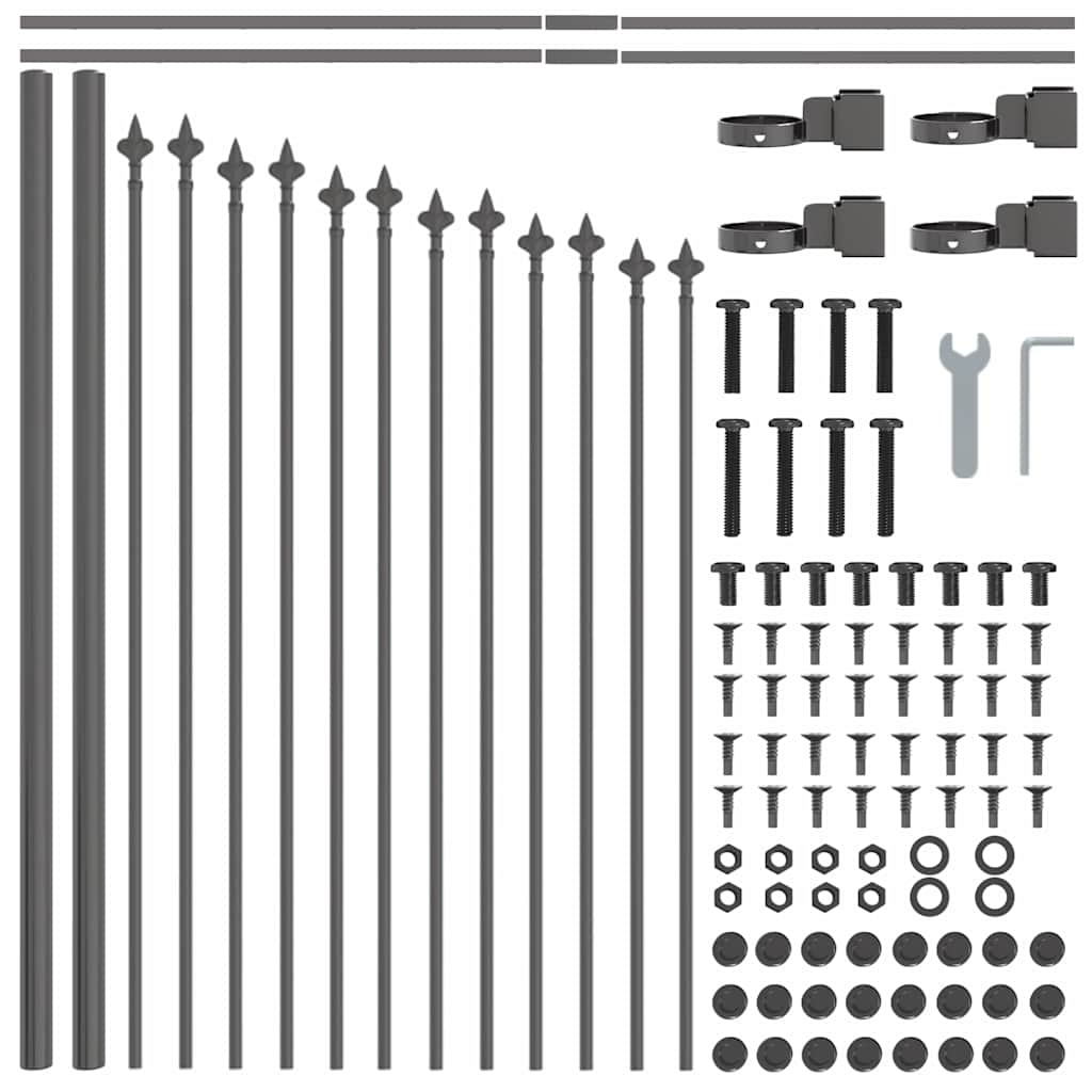 Vrtna Ograda Woerden 3 pcs Siva