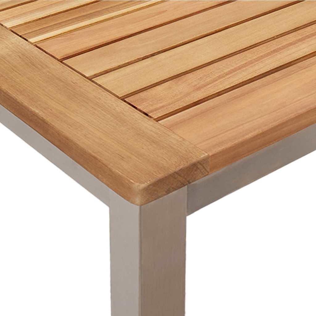 Vrtni set za objed 3 pcs Smeđa Čvrsto drvo akacije