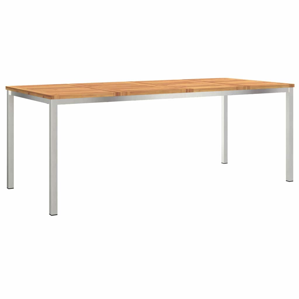 Vanjski set za objedovanje 7 pcs Smeđa Čvrsto drvo akacije
