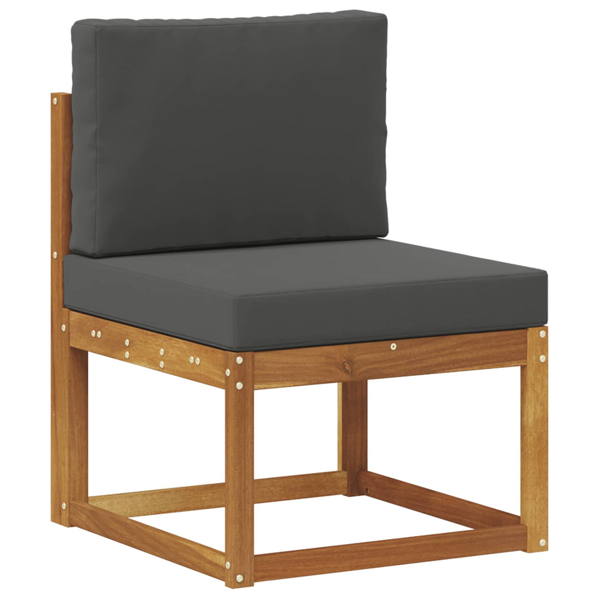 Set vanjskih sofa 3 kom. Prirodna i antracit