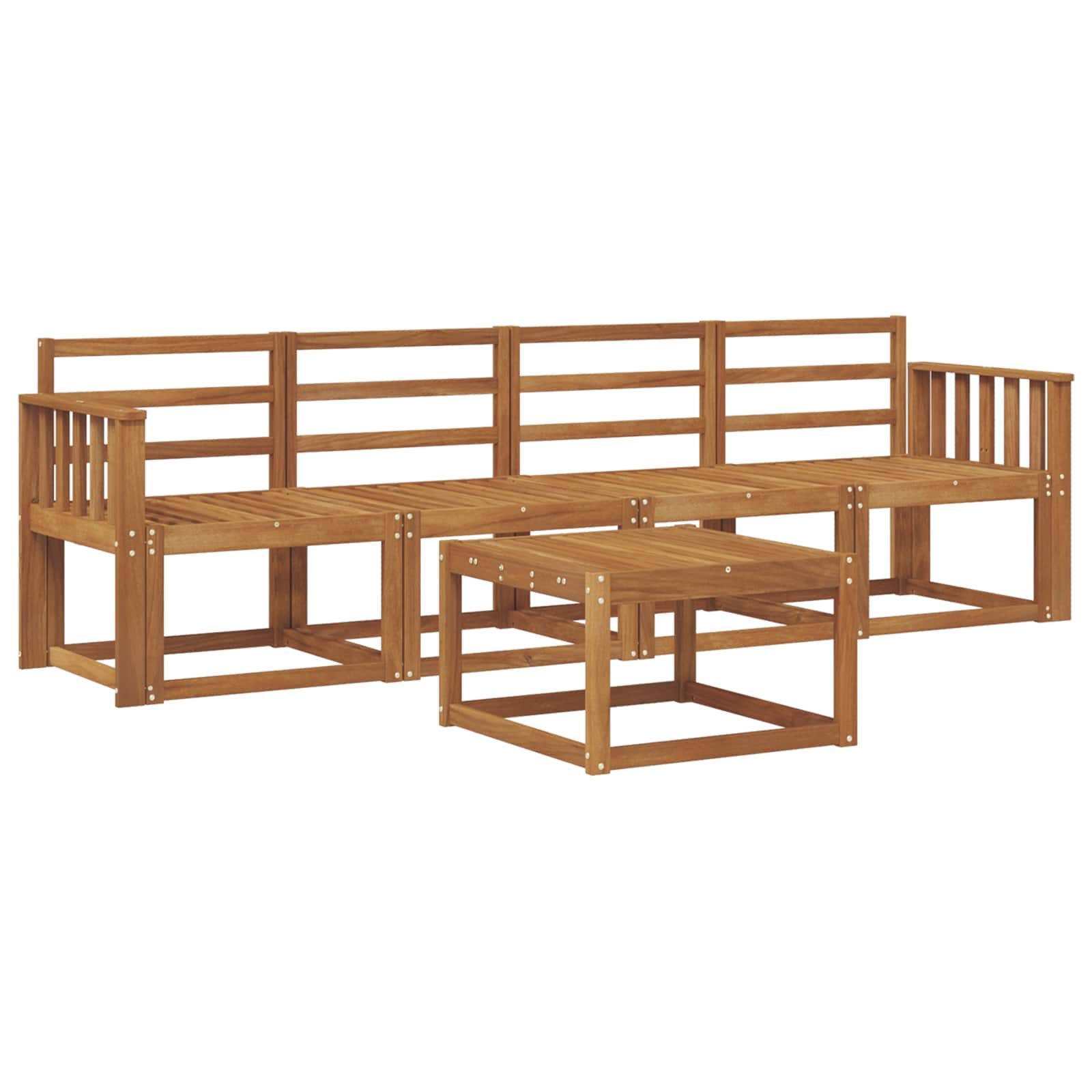 Set vanjskih sofa 5 pcs Prirodna