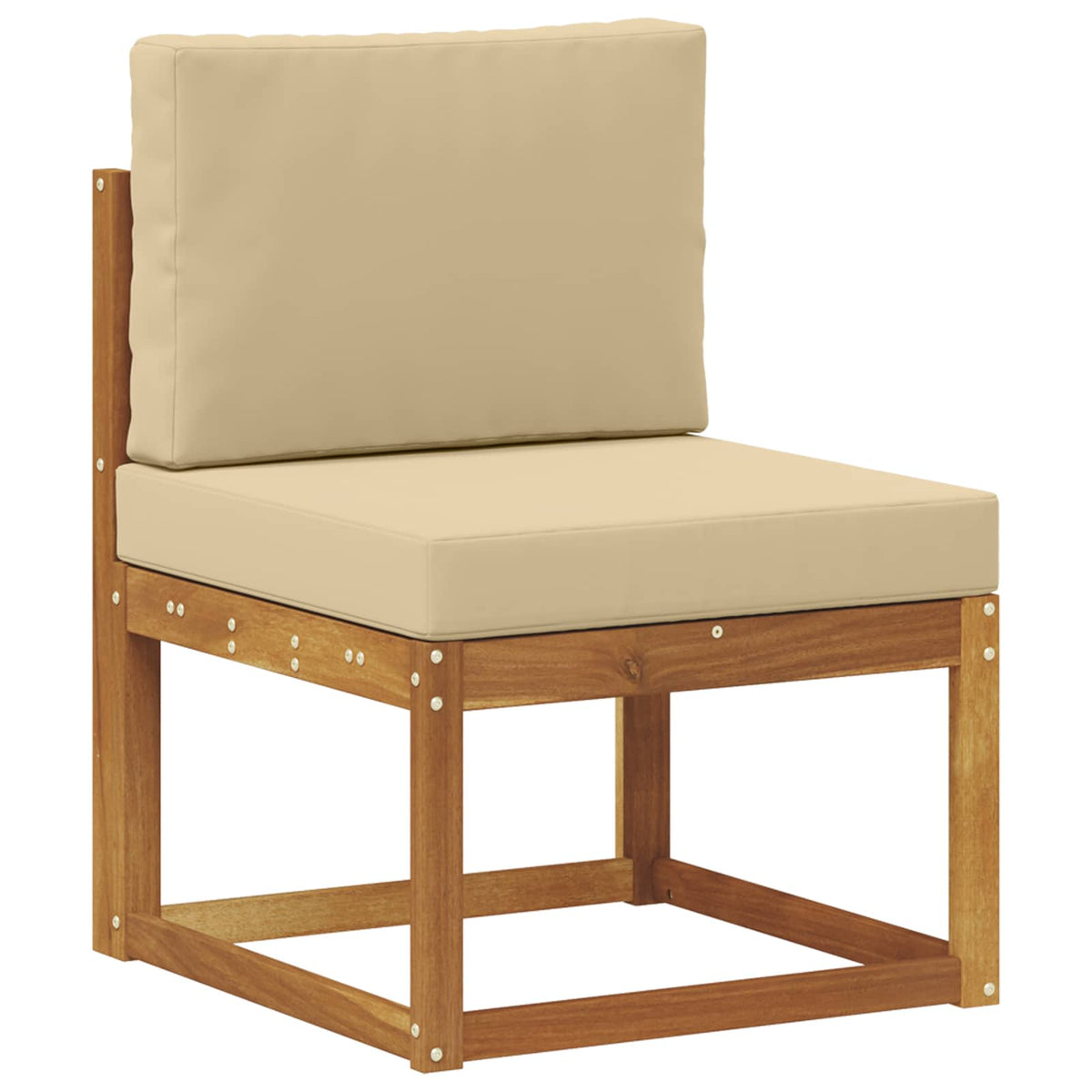 Set vanjskih sofa 7 kom. Prirodna i bež