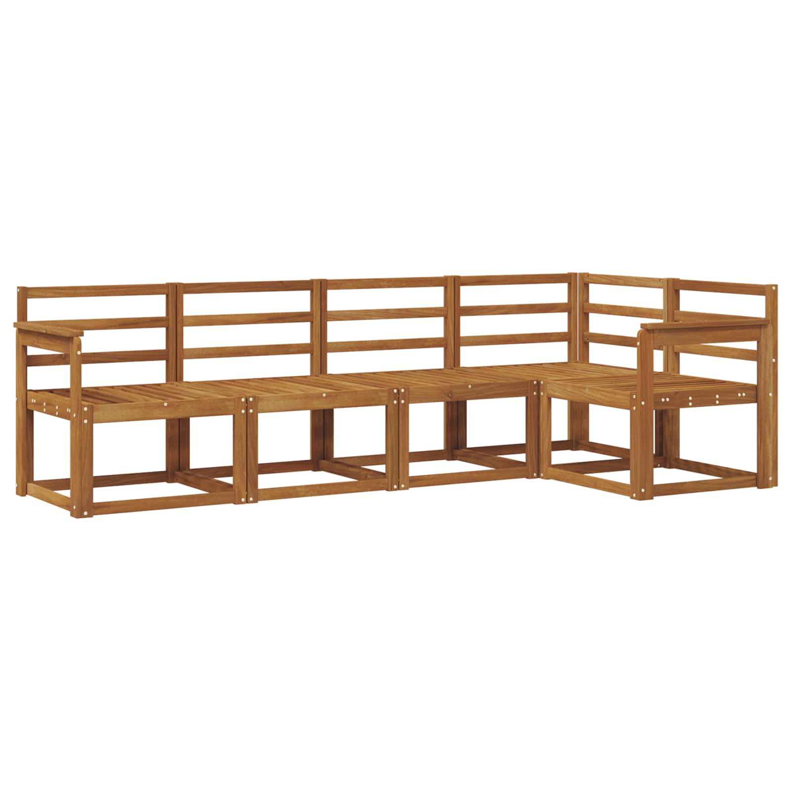 Set vanjskih sofa 5 pcs Prirodna