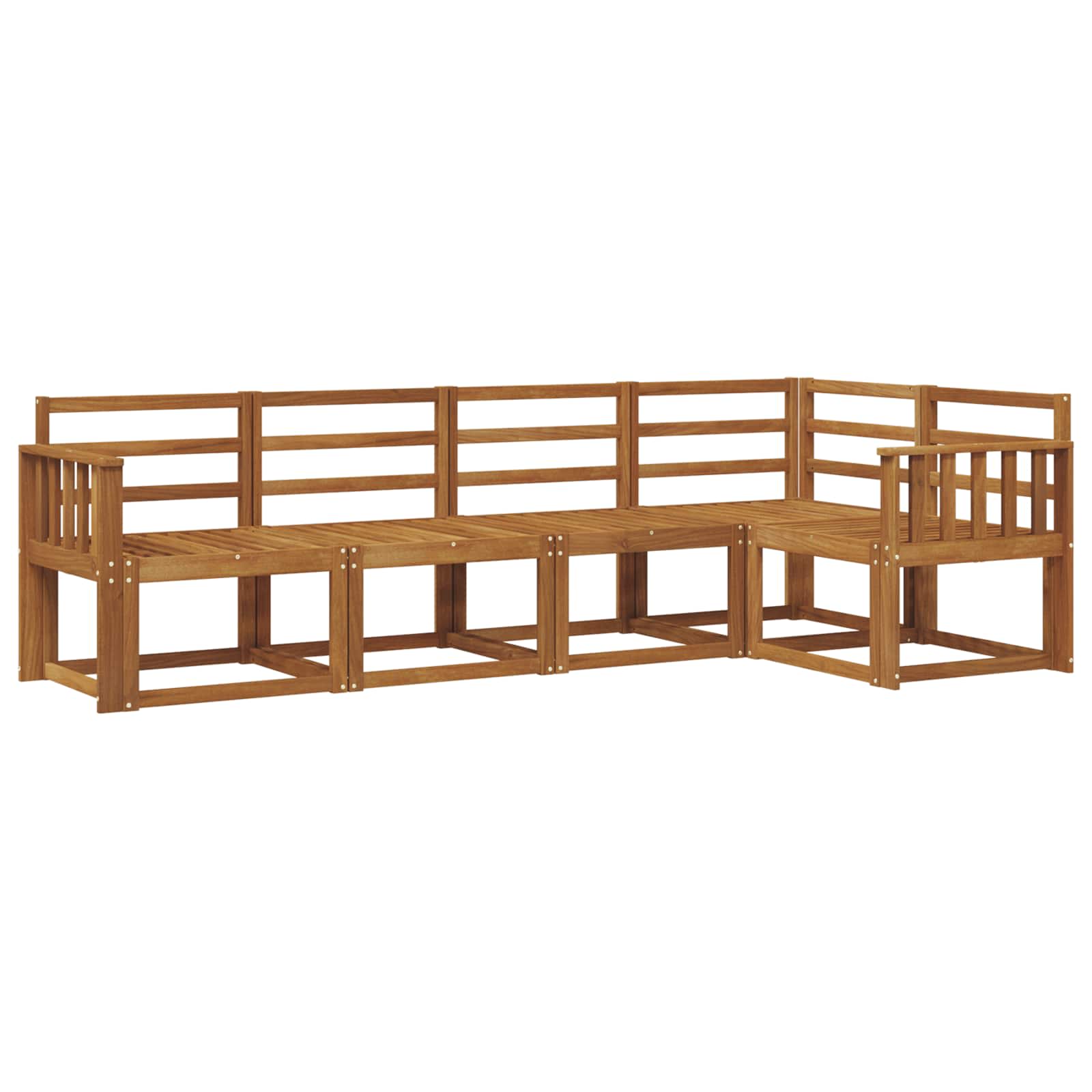 Set vanjskih sofa 5 pcs Prirodna