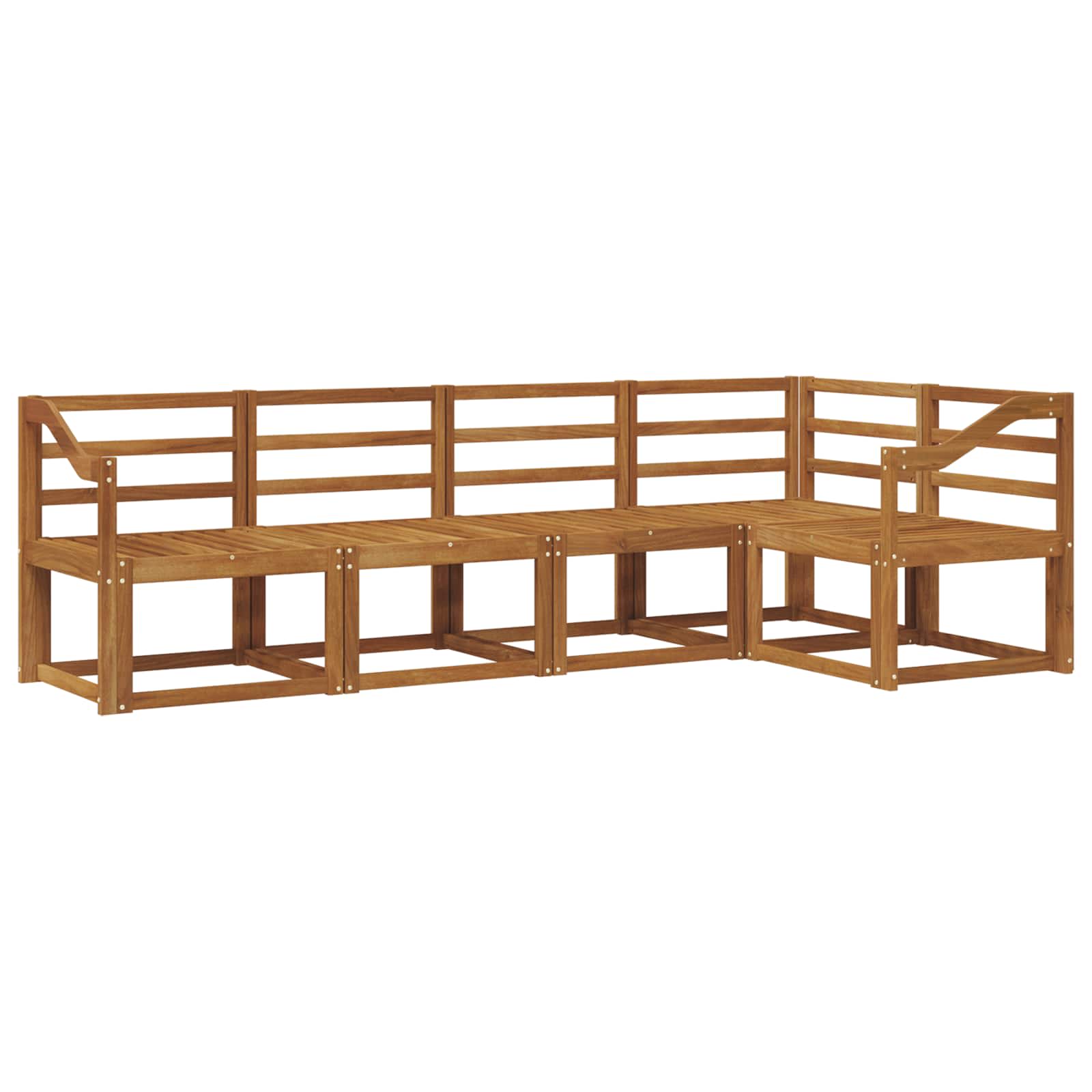 Set vanjskih sofa 5 pcs Prirodna