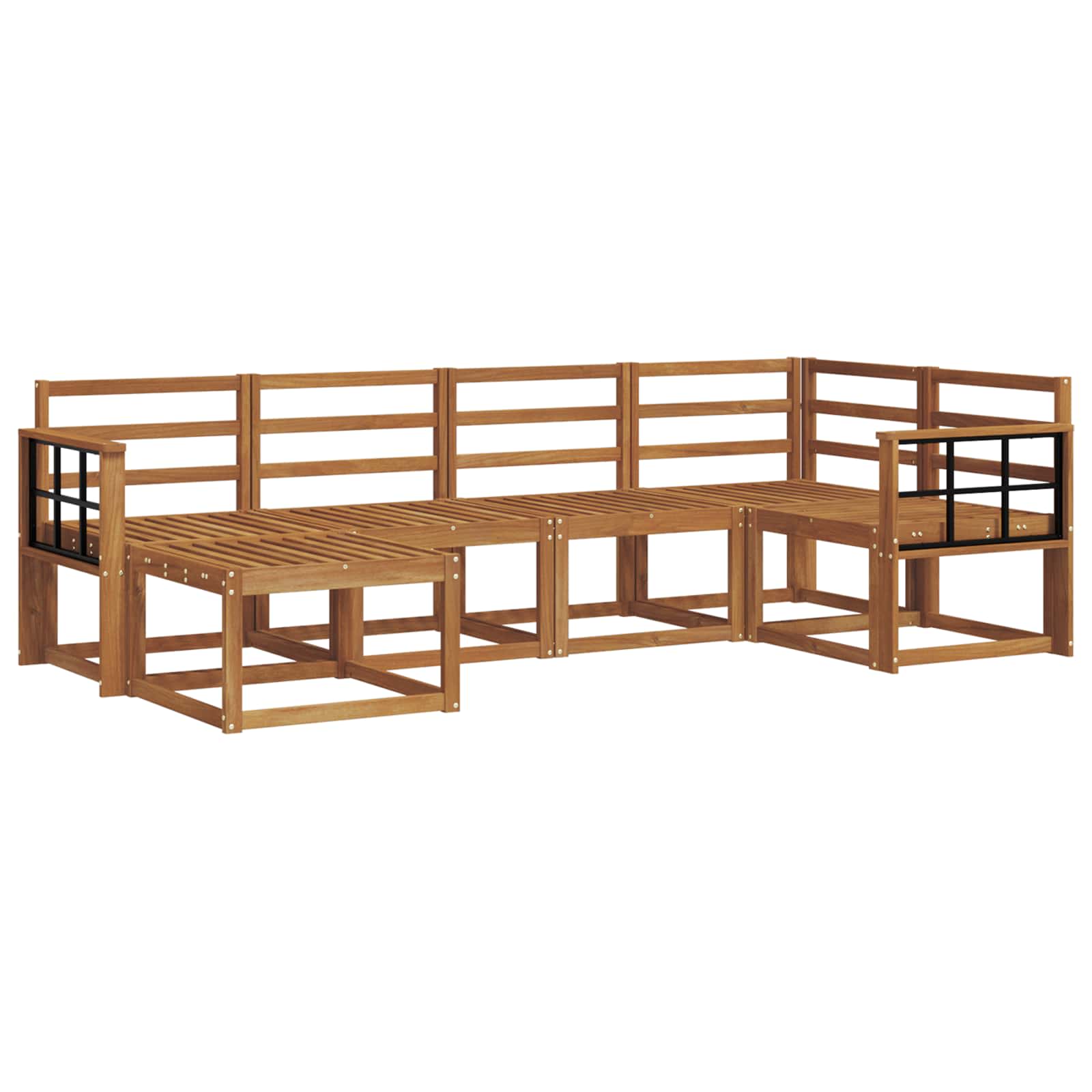 Set vanjskih sofa 6 pcs Prirodna