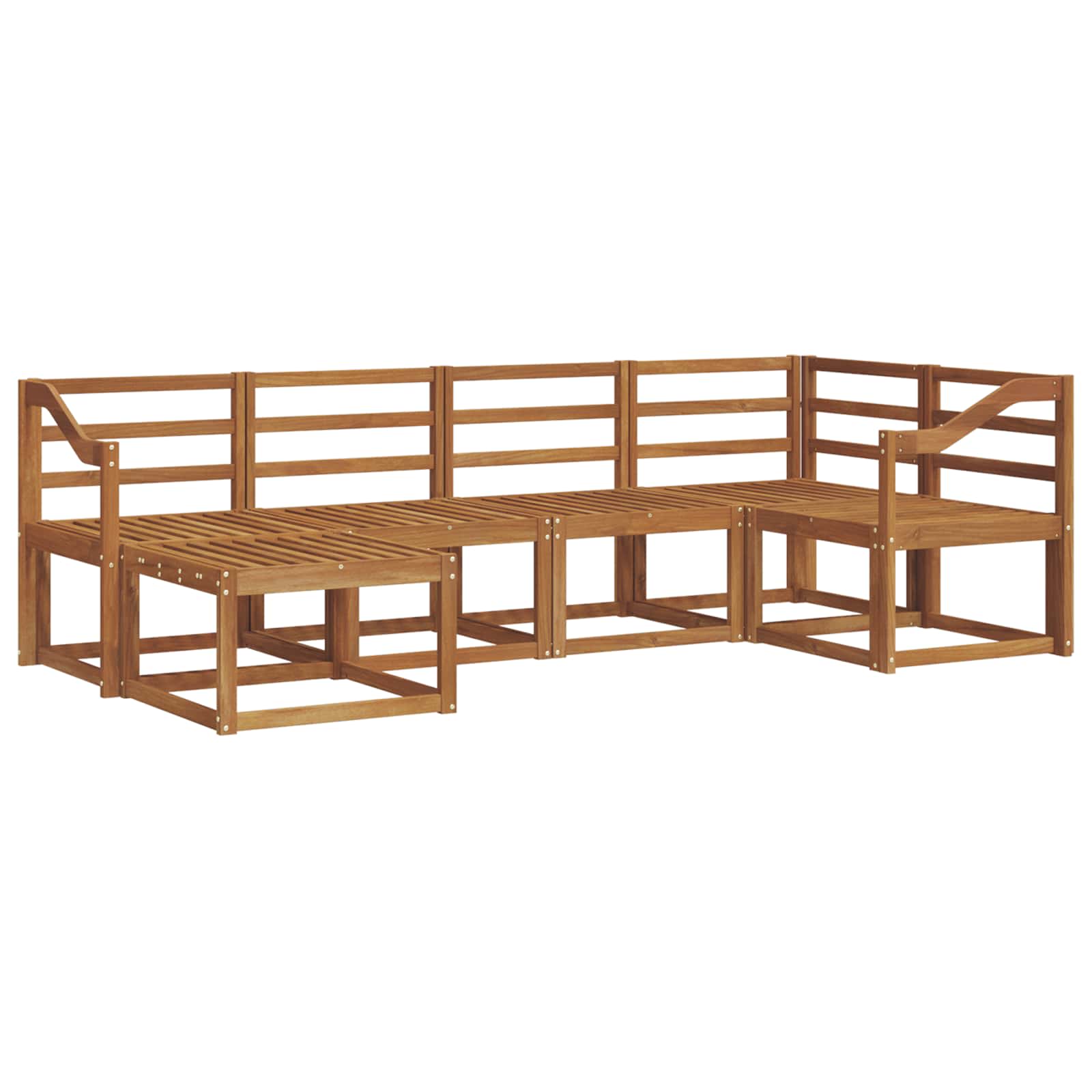 Set vanjskih sofa 6 pcs Prirodna