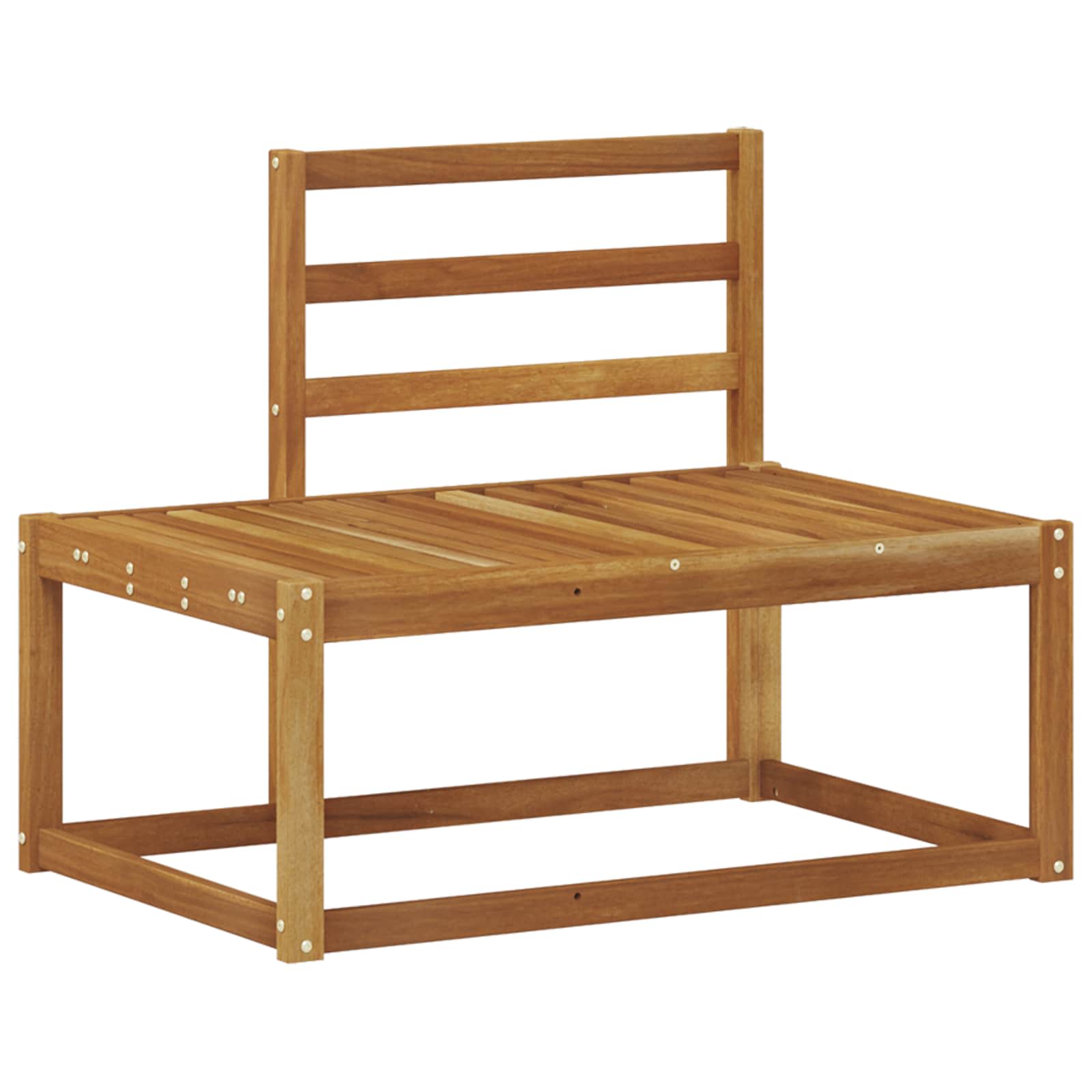 Set vanjskih sofa 3 pcs Prirodna Čvrsto drvo akacije