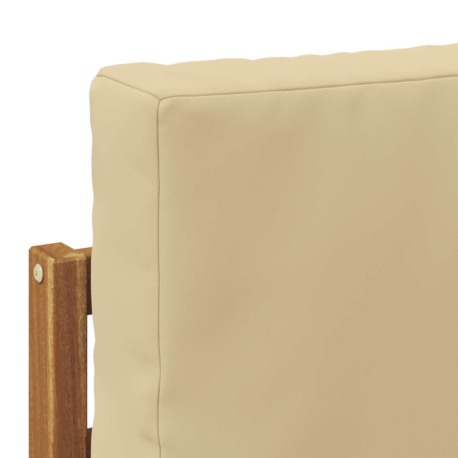 Set vanjskih sofa s jastukom 4 Komad Prirodna i bež