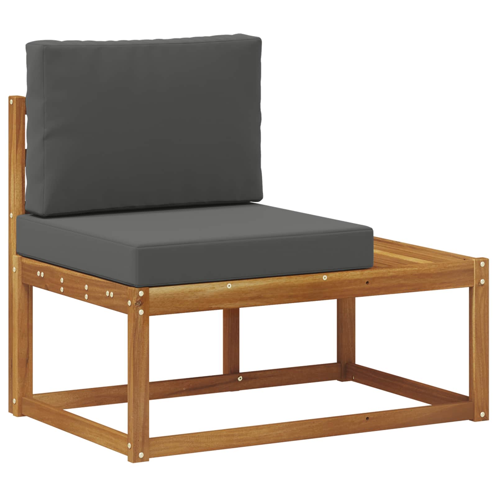Set vanjskih sofa s jastukom 7 Komad Prirodna i antracit