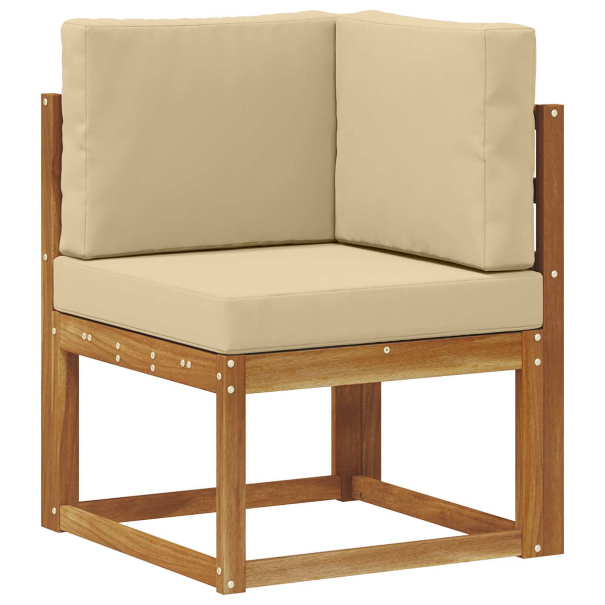 Set vanjskih sofa 10 kom. Prirodna i bež