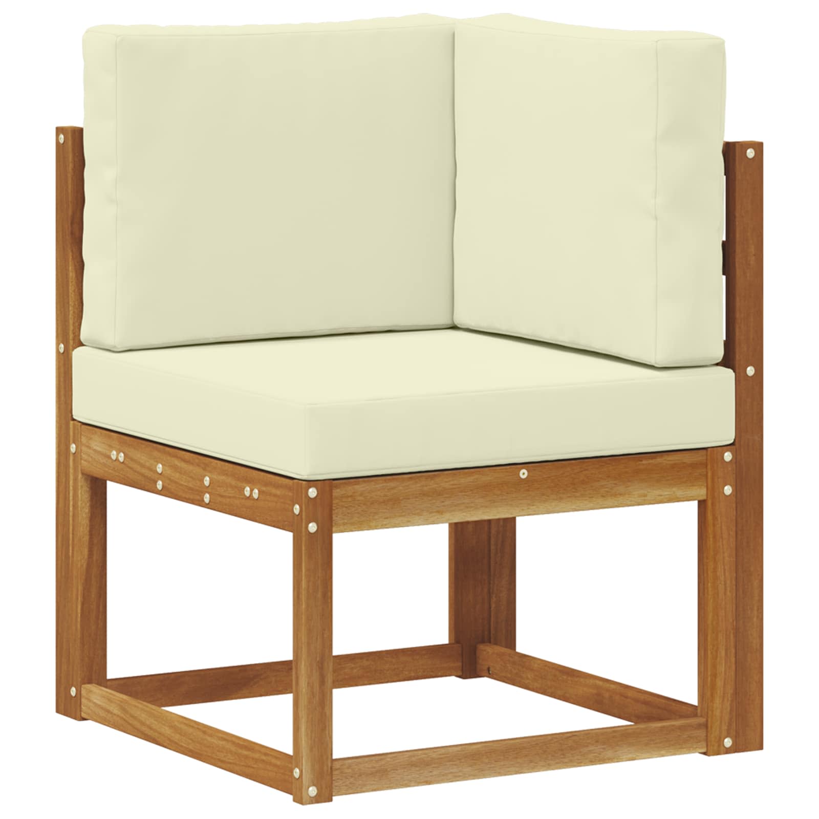 Set vanjskih sofa s jastukom 11 pcs Prirodna i krem