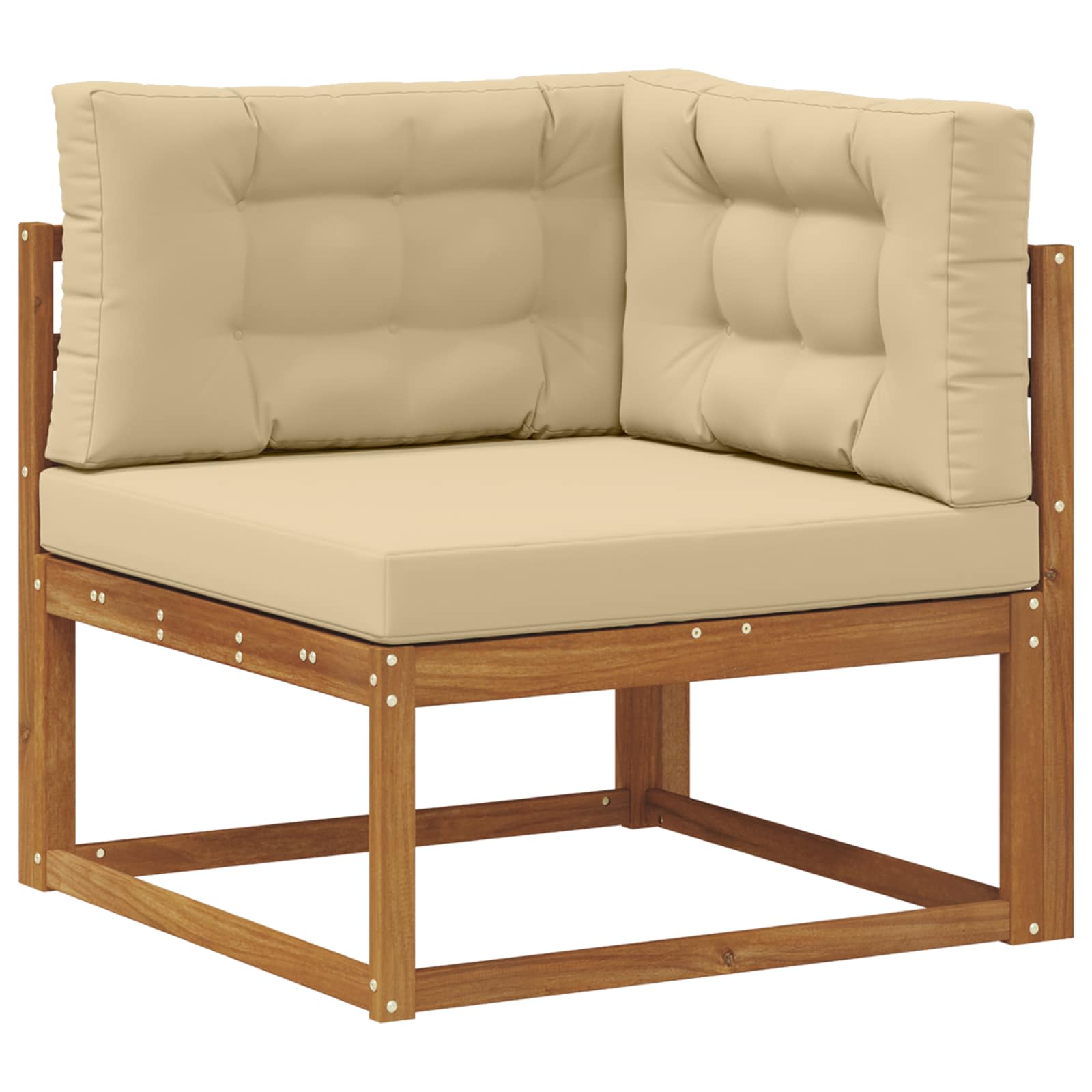 Set vanjskih sofa 7 pcs Prirodna i bež