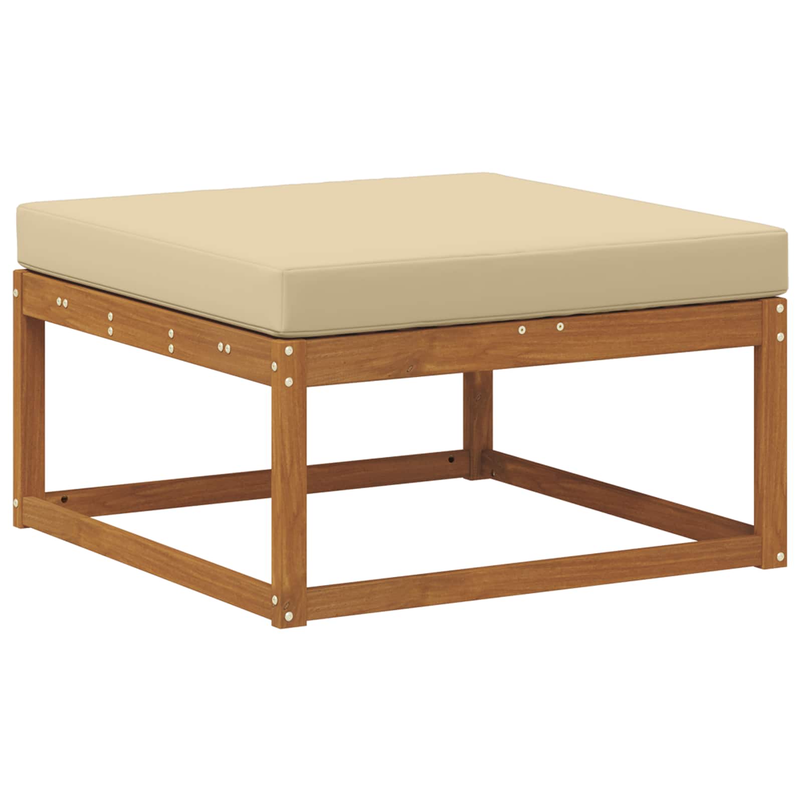 Set vanjskih sofa s jastukom 5 pcs Prirodna i bež