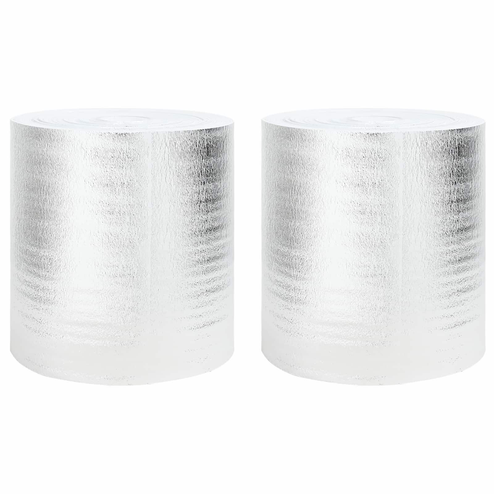 Reflektor topline za radijator 2 pcs Srebrno 25 x 0,5 m