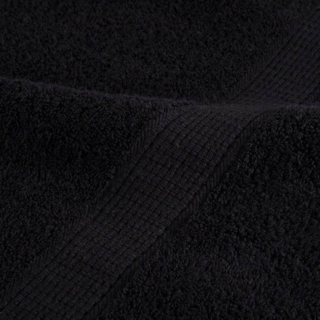 Ručnik za Goste SOLUND 25 pcs Crna 80 x 200 cm 550 gsm