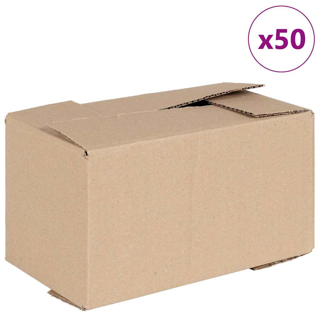 Preklopna kutija 50 pcs Prirodna 24 x 13 x 13 cm Karton