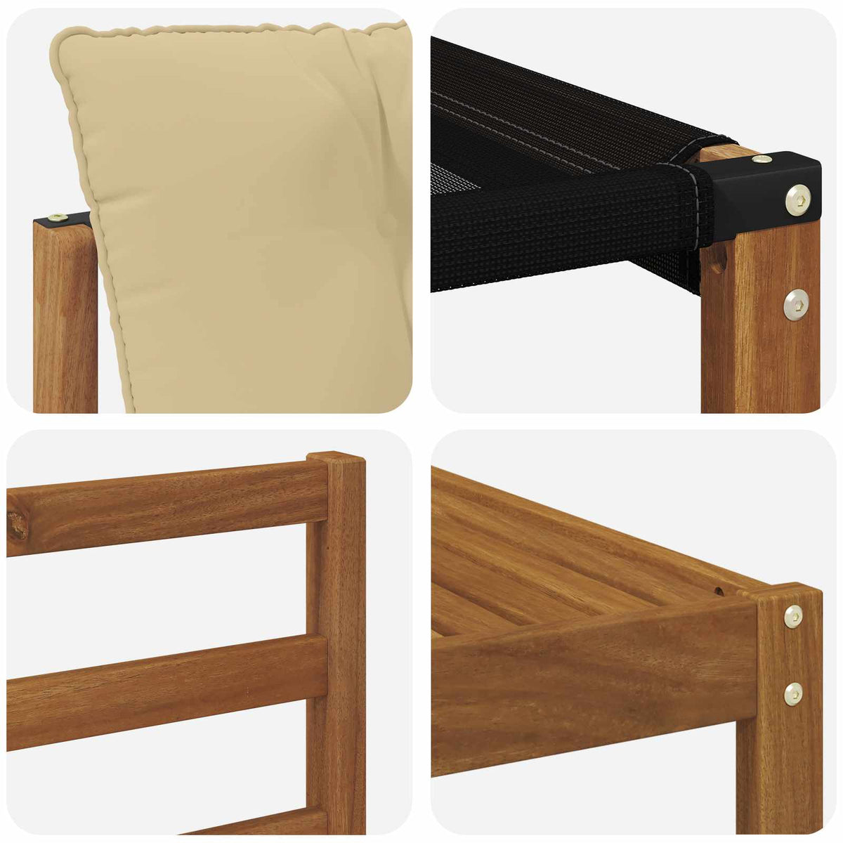 Set vanjskih sofa 7 kom. Prirodna i bež