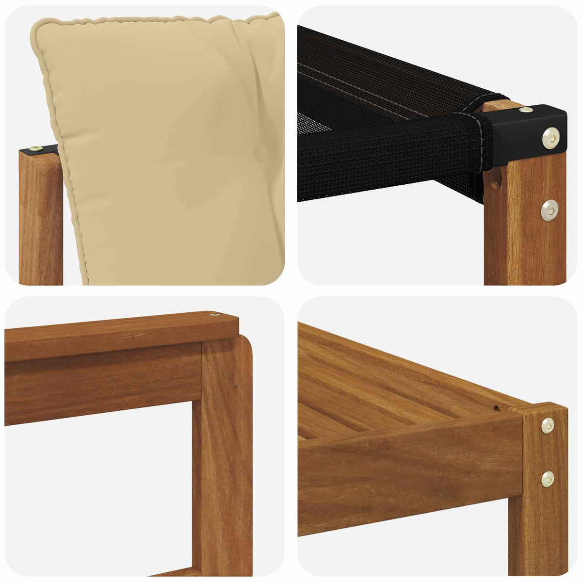 Set vanjskih sofa 7 kom. Prirodna i bež