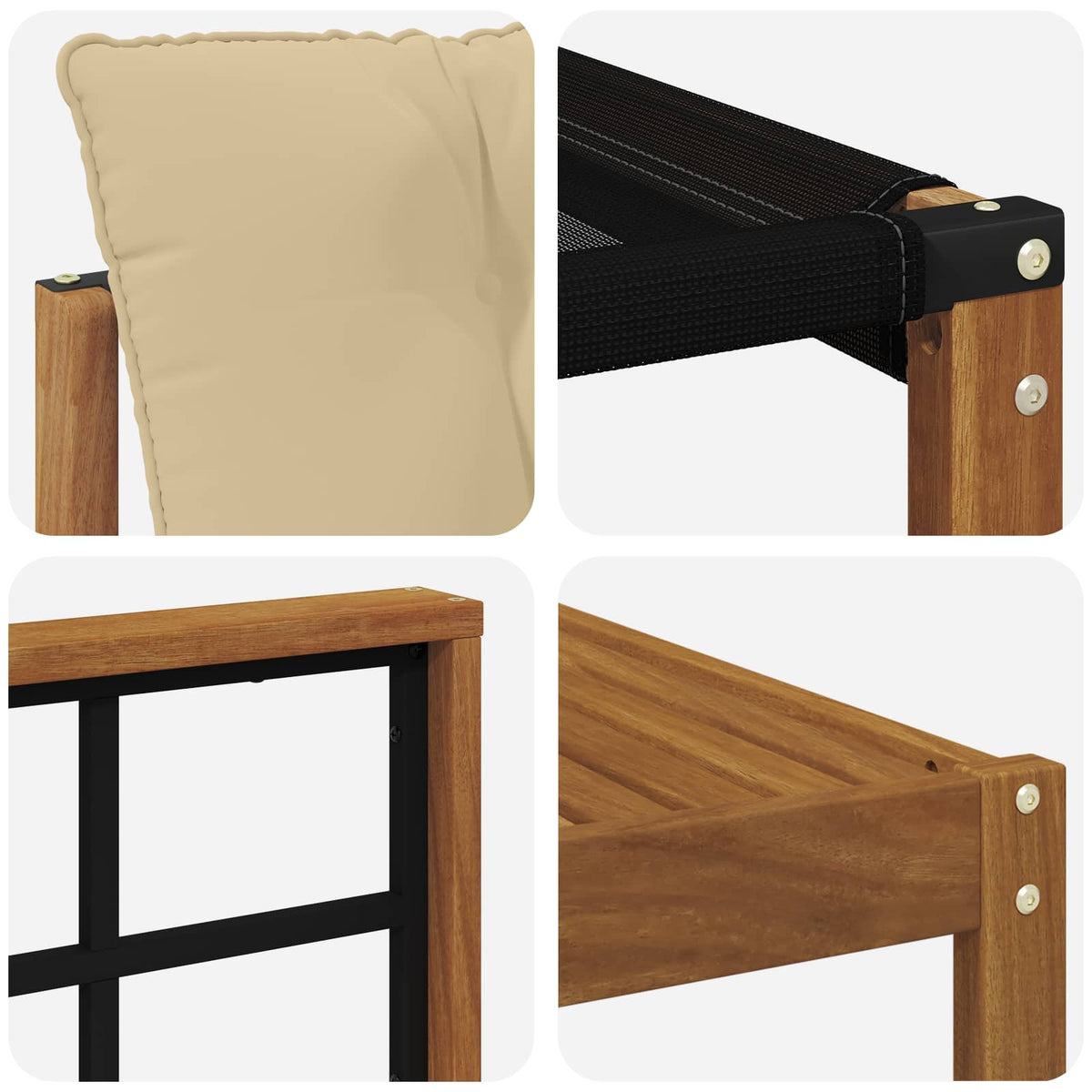 Set vanjskih sofa 7 kom. Prirodna i bež