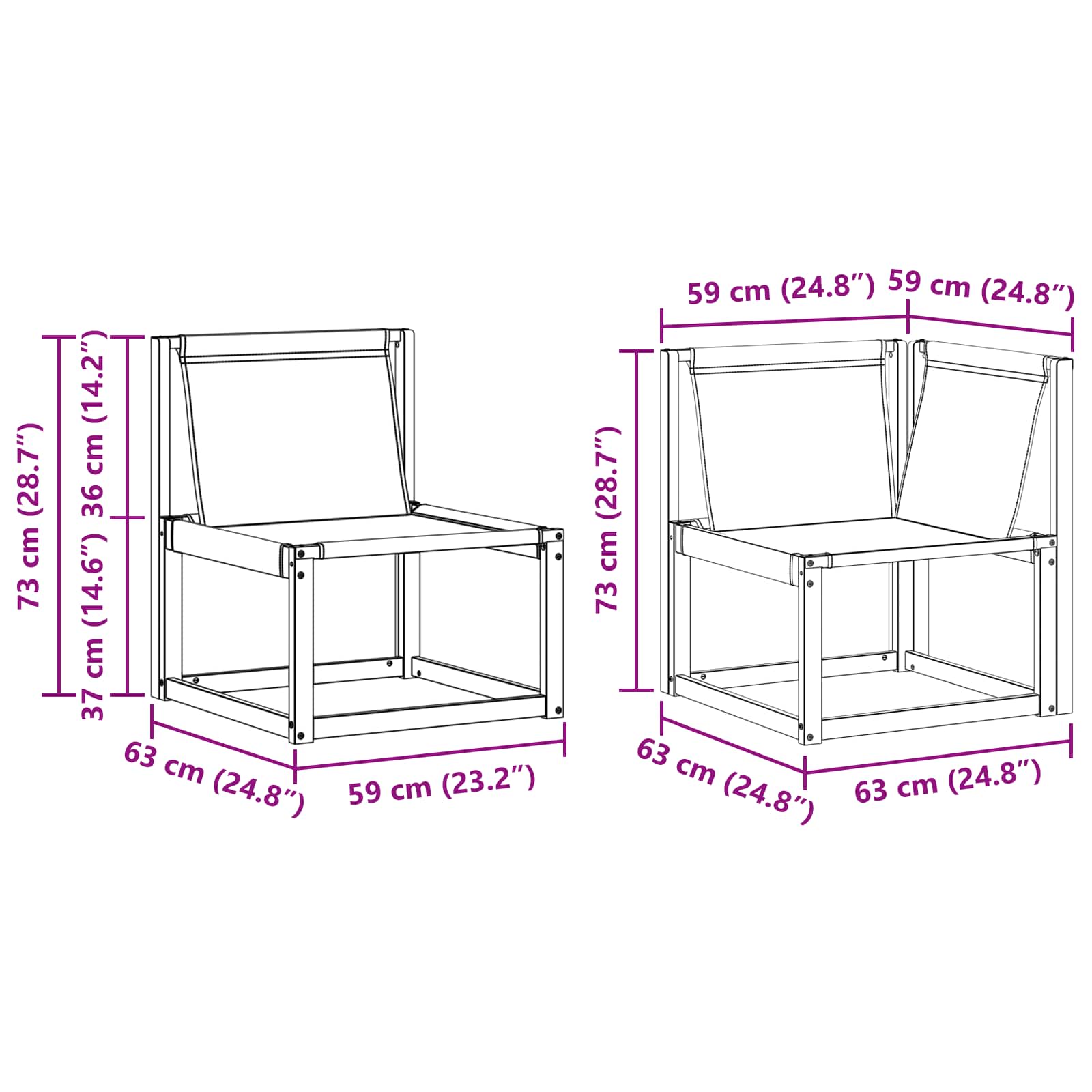 Set vanjskih sofa s jastukom 9 pcs Prirodna i crna
