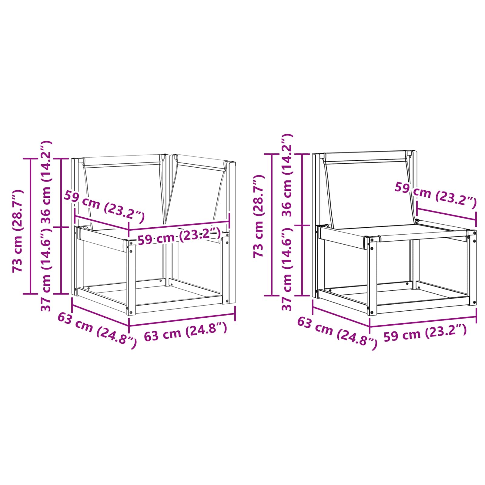 Set vanjskih sofa s jastukom 10 pcs Prirodna i svijetlo siva