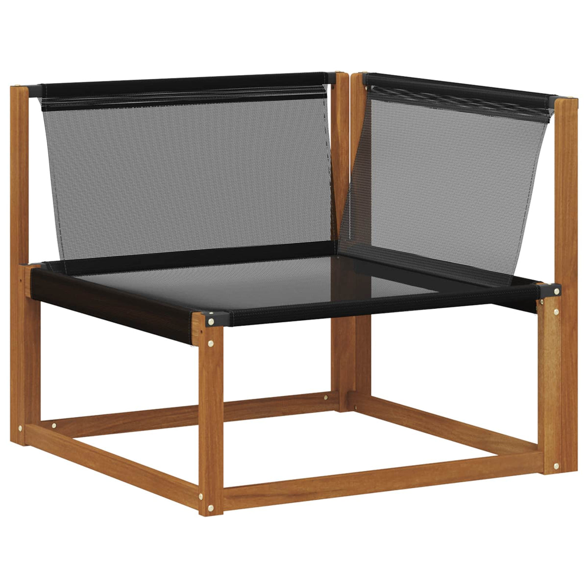 Set vanjskih sofa 7 kom. Prirodna i bež Čvrsto drvo akacije