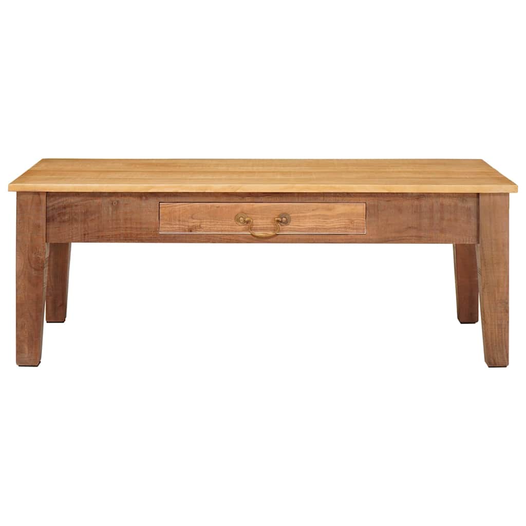 Kava Stol s ladicama Smeđa 110 x 55 x 40 cm Čvrsto drvo manga
