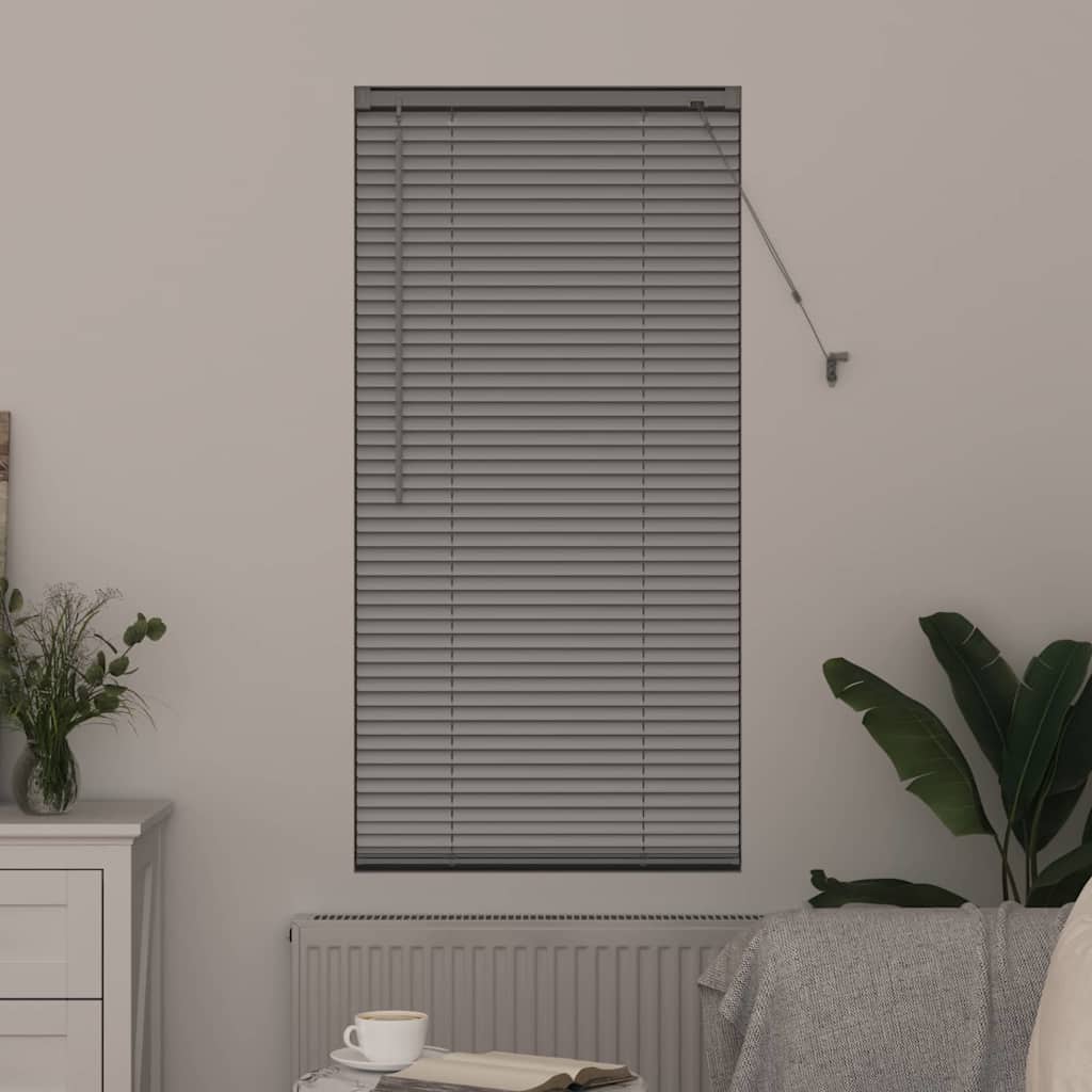 Venecijanski zastore Srebrno 130 x 60 cm Aluminij
