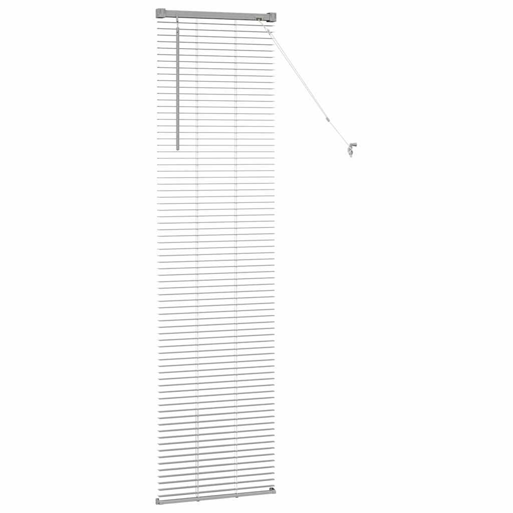 Venecijanski zastore Srebrno 175 x 40 cm Aluminij