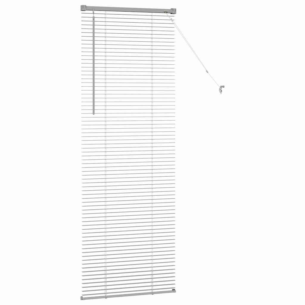 Venecijanski zastore Srebrno 175 x 65 cm Aluminij