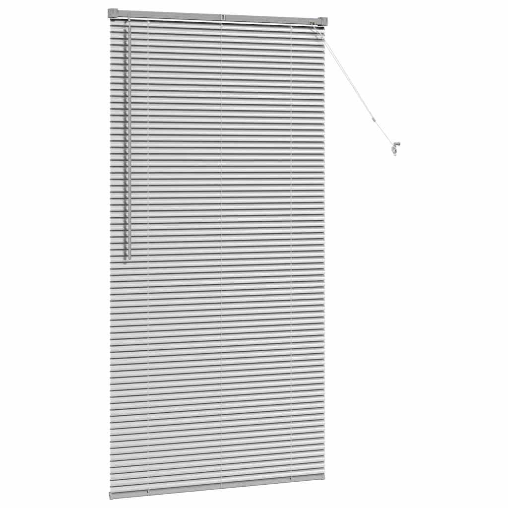 Venecijanski zastore Srebrno 175 x 90 cm Aluminij